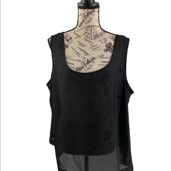 * Giorgio Fiorline women’s plus 1X sheer tank top - Picture 9 of 9